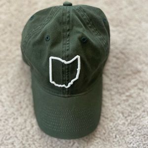 Womens Ohio hat dark green OU